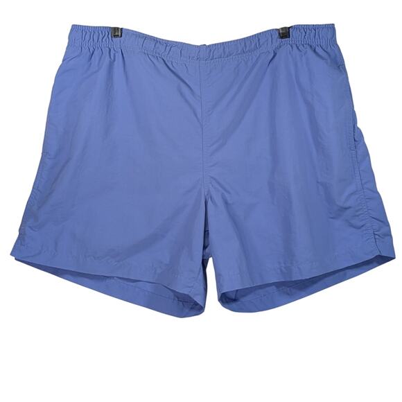 Land's End Swim Trunks Mens L 36-38 Blue Stretch Waist Regular Mesh Lined Pocket - Picture 1 of 5